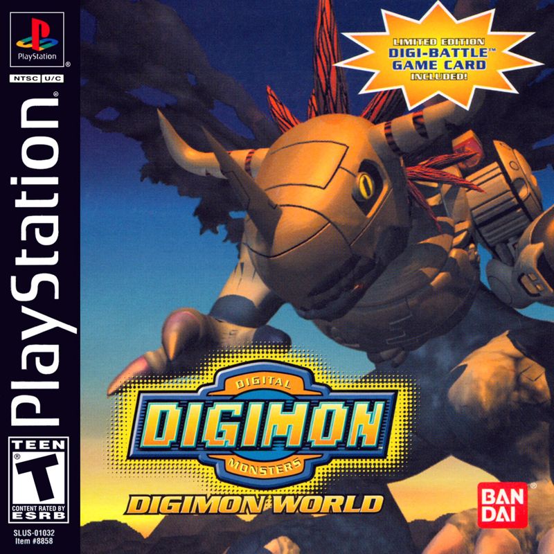 Digimon World box art for Playstation